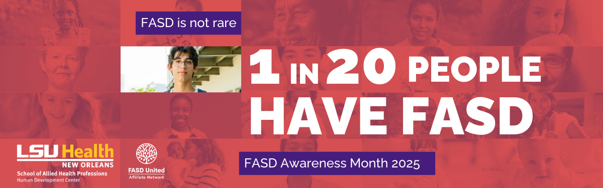 FASD is not rare. 1 in 20 people have FASD.