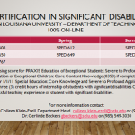 SELU Significant Disabilities Program