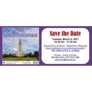 Louisiana State Capitol with Save the Date