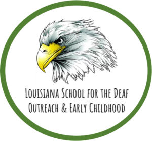 Louisiana School for the Deaf Outreach and Early Childhood eagle logo